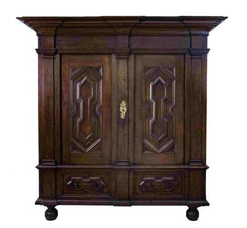 Solid oak cabinet