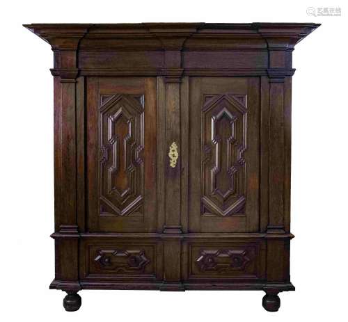 Solid oak cabinet