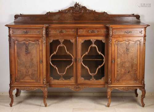 Walnut sideboard, 1900