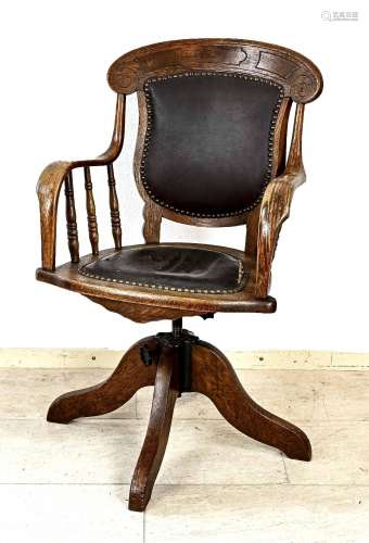 Antique desk chair, 1910