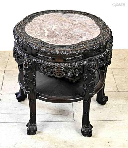 Chinese stool, Ø 57 cm.