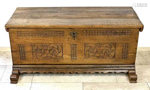 German oak blanket chest