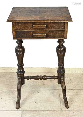 Antique sewing table, 1870