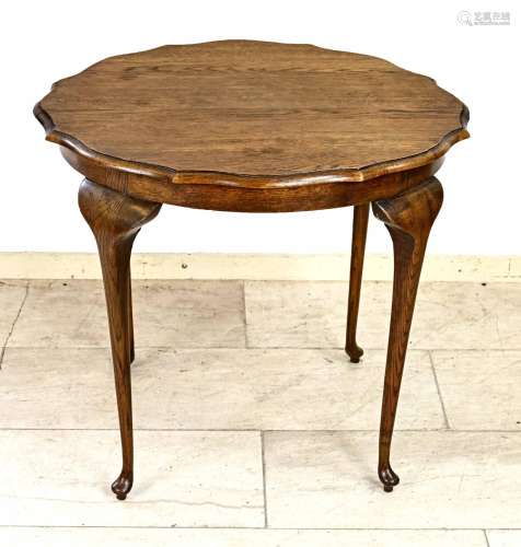Antique oak side table, 1920