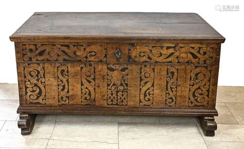 18th century oak chest