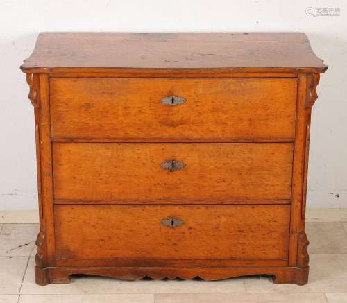 Oak chest of drawers, 1860