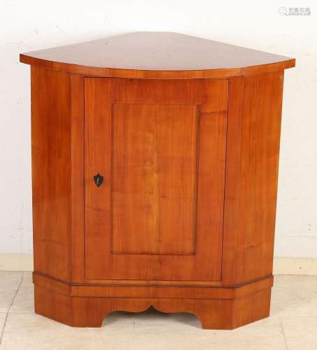 Cherry wood corner cabinet