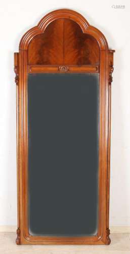 Louis Philippe mirror, H 183 x W 78 cm.