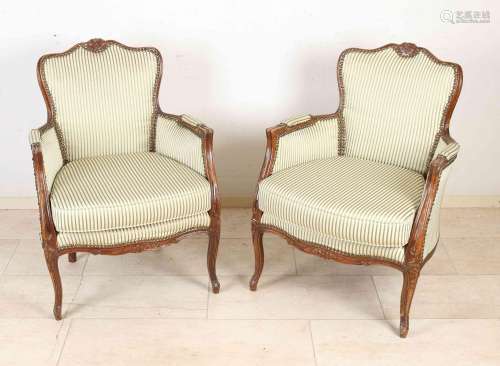 Two old armchairs