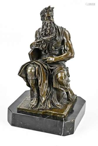 Bronze statue, Greek sage with book