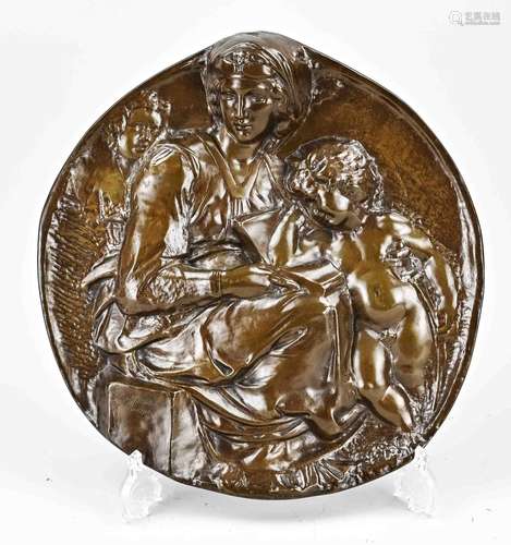 Antique French Bronze Plaque