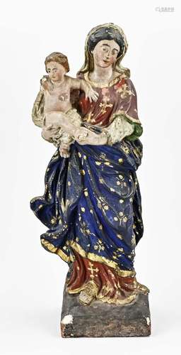 Antique Terracotta Madonna, 1800