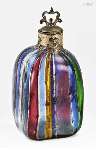 Murano perfume bottle, H 13 cm.