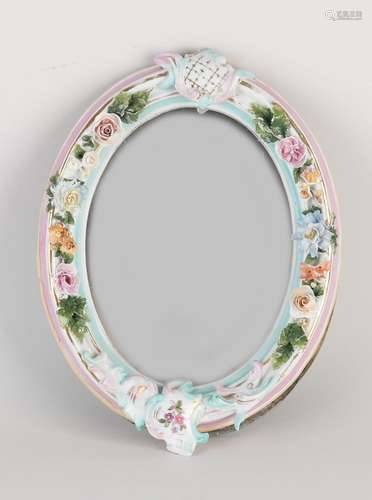 Small Meissen mirror