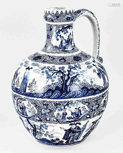 Antique Delft jug, H 36 cm.