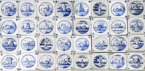 Lot of tiles (32 pcs.)