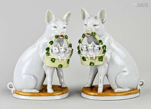 Two porcelain figures