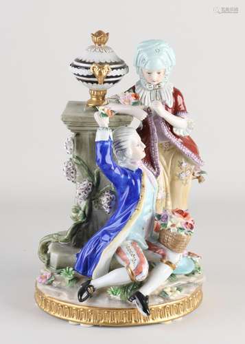 Porcelain figure group