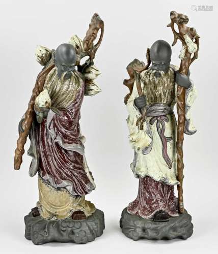 Two large Lladro figures, H 55 - 56 cm.