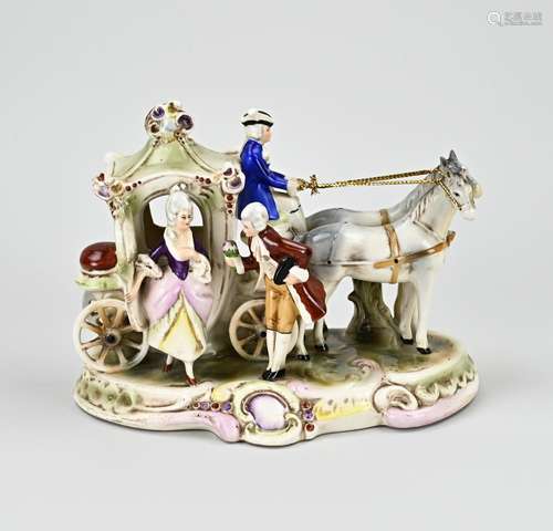 German porcelain figure group