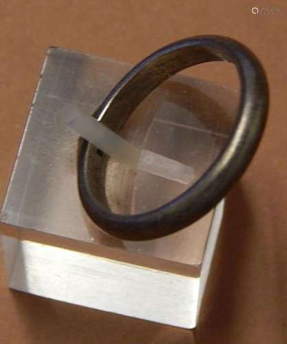 Schlichter Ring, 925er Silber, 3,42 Gramm