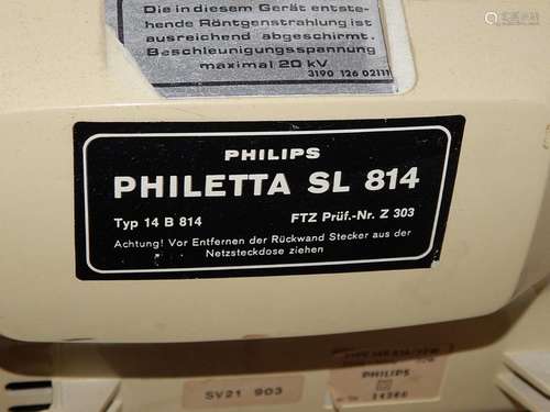 Fernseher Marke Philipps, Philetta SL 814, Typenbezeichnung,...