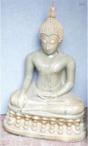 Sitzender Buddha,Majolica,Sukotay,Zentral Thailand,ca.70-80 ...