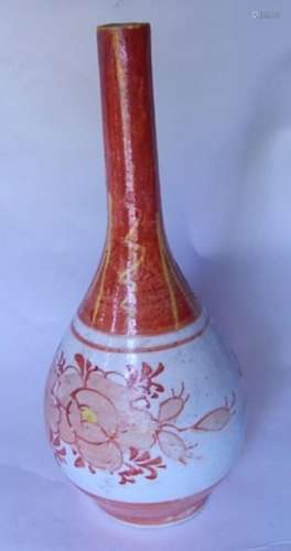 Schmale,bauchige Blumenvase,Porzellan,bodenseitig gemarkt,wo...