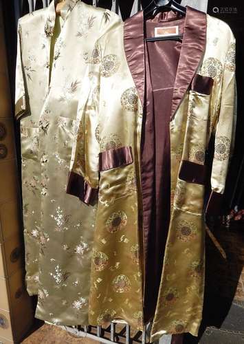 Herren und Damen Kimono,Seide,China,praktisch ungetragen und...