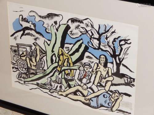 Fernand Leger(1881-1955)"La partie de campagne"