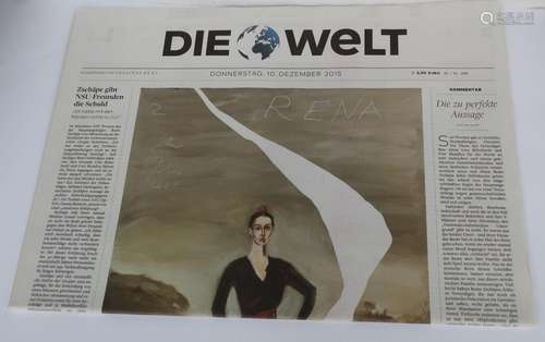 Julian Schnabel (*1951) "Künstlerausgabe der Zeitung &q...