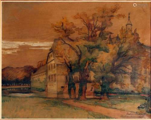 Julie Graeff(1865-?)" Wasserschloss"