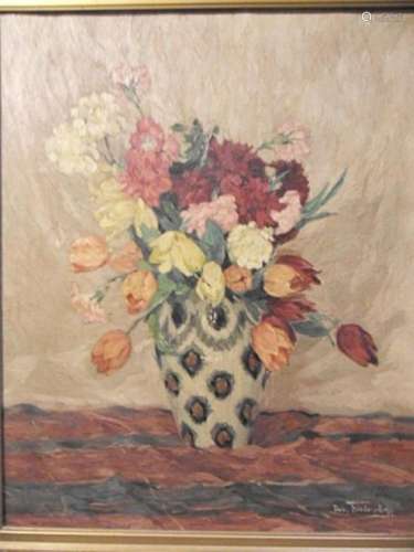 Robert Friedersdorff(1885-?)"Blumenstilleben mit Tulpen...