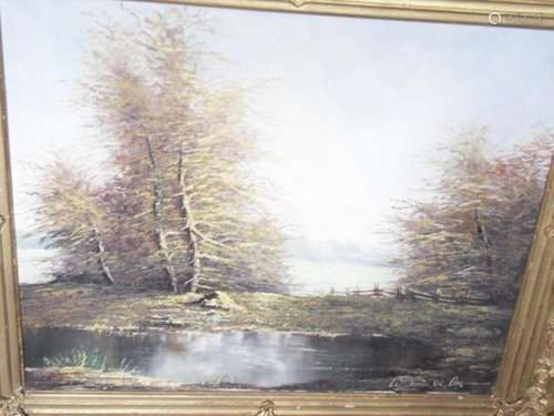 W.Becker"Romantische Landschaft"