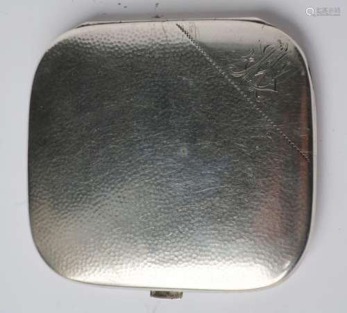 Zigarettendose,800er Silber,monogrammiert SM,ca.74 Gramm