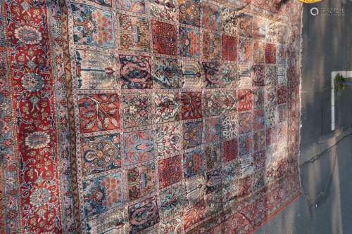 Bildteppich,Persien, Moud, Wolle auf Baumwolle,ca.40-60 Jahr...