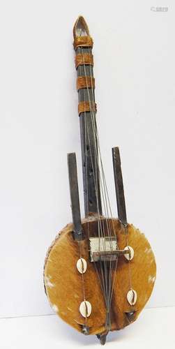 Zupf-Musikinstrument,afrikanisches Kunsthandwerk, 2.Hälfte 2...