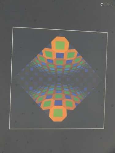 Victor Vasarely(1908-1997) "Structures universelles&quo...