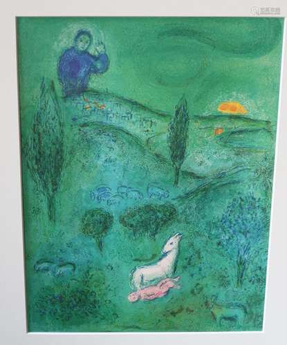 Marc Chagall (1887-1985)"Canon findet Daphis", Far...