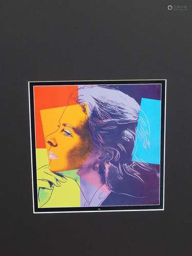 Andy Warhol(1928-1987)"Portrait Ingrid Bergmann",F...