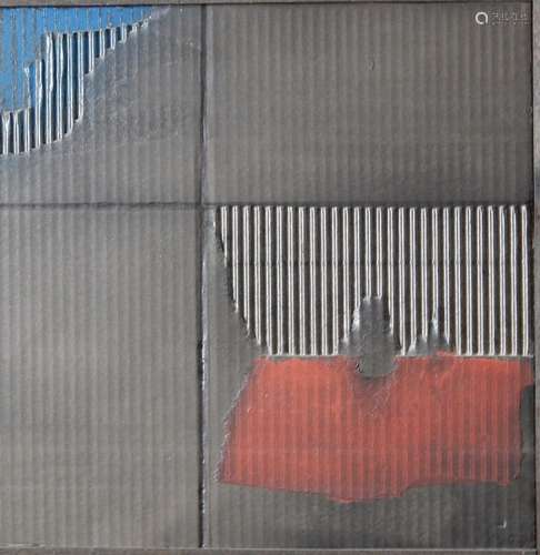 Otto Louis (*1929-2006) "Abstraktion",Mischtechnik...