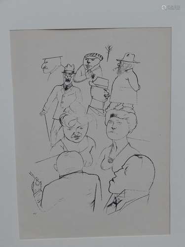 Georges Grosz(1893-1959)"Heimatliche Gestalten",Or...