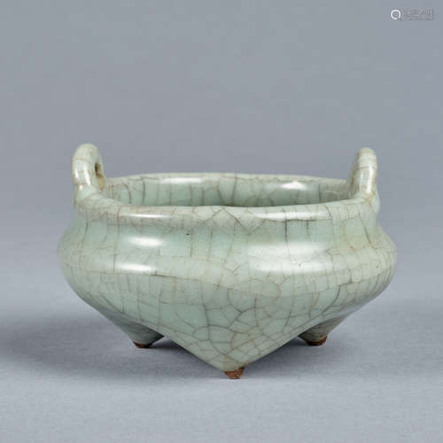 Ge Kiln incense burner,Song dynasty