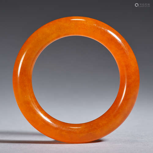 A agate bangle bracelets,inner diameter 5.5cm,Qing dynasty