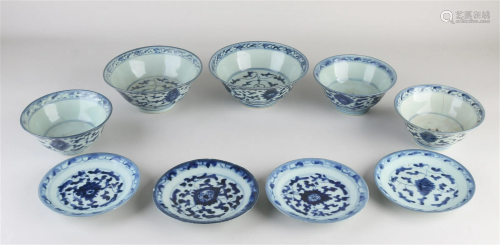 Lot Chinese porcelain (9x)