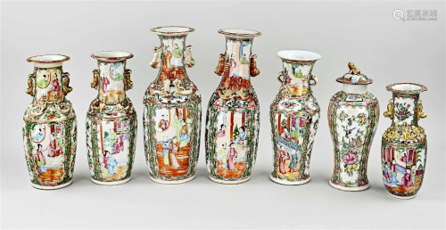 Lot of Chinese vases (7x)