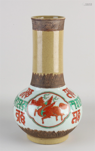 Chinese vase, H 36 cm.