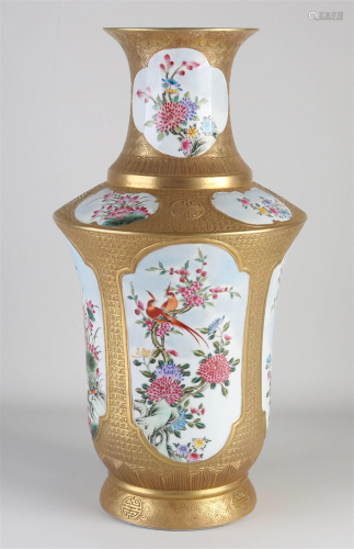 Chinese vase, H 52 cm.