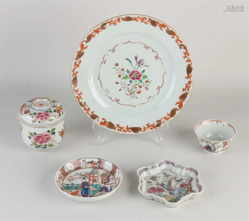 Five Pieces Antique Chinese Porcelain