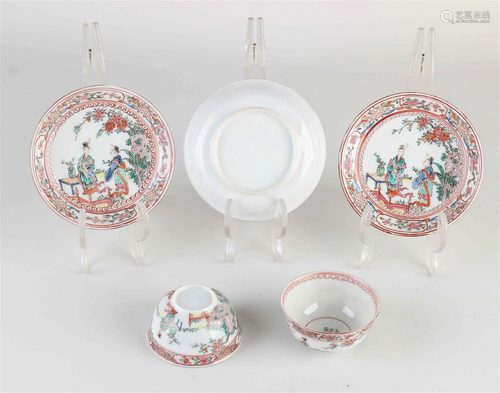 Lot of antique Chinese porcelain (5x)